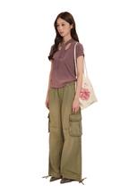 Striped Scarf - Neck Tee - COPPING THREADS - MOROMORO