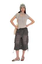 Striped Scarf - Neck Tee - COPPING THREADS - MOROMORO