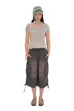 Striped Scarf - Neck Tee - COPPING THREADS - MOROMORO