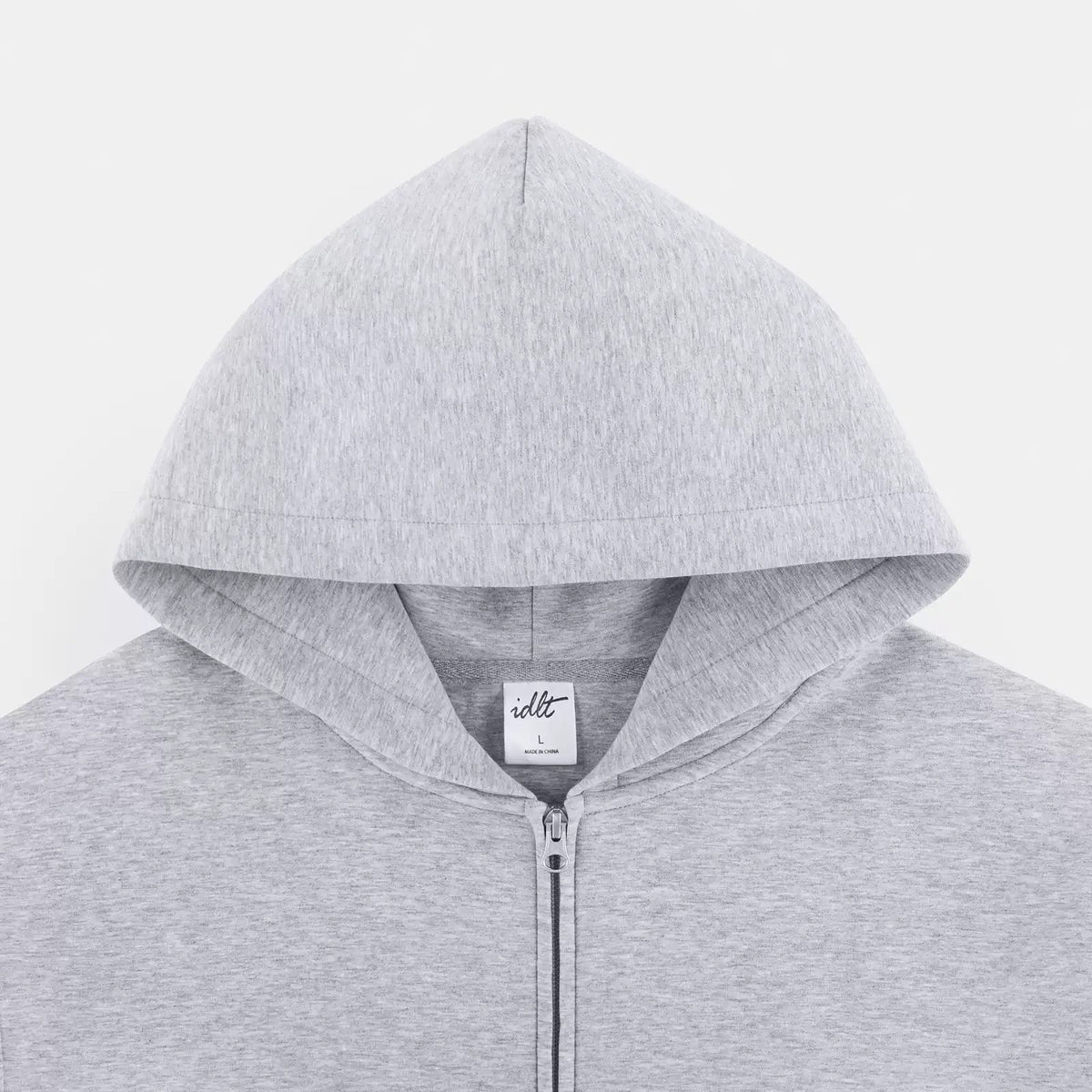 Structured Boxy Zip Hoodie - COPPING THREADS - IDLT