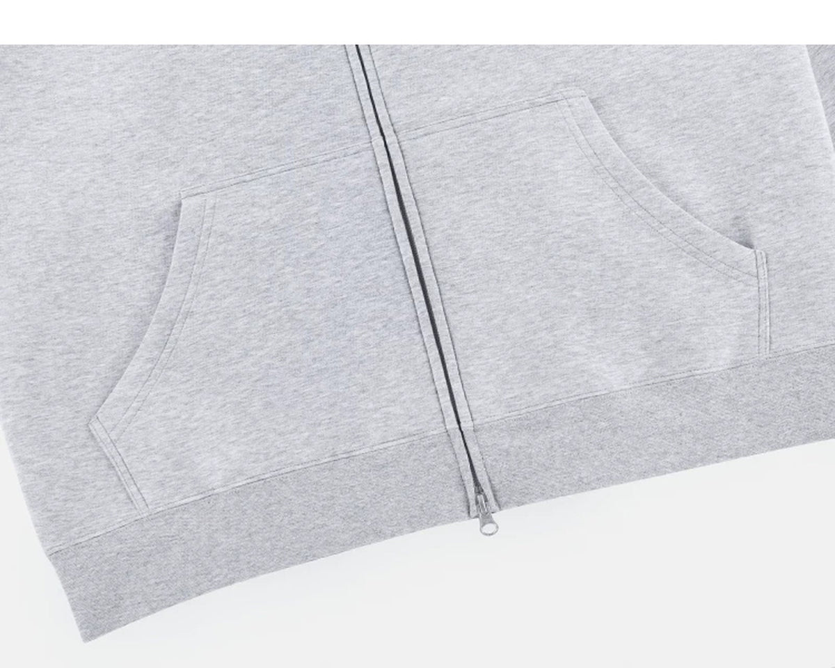 Structured Boxy Zip Hoodie - COPPING THREADS - IDLT