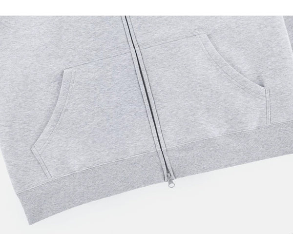 Structured Boxy Zip Hoodie - COPPING THREADS - IDLT