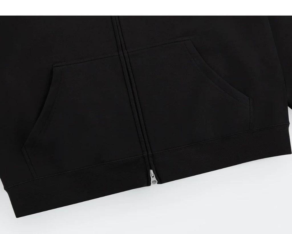 Structured Boxy Zip Hoodie - COPPING THREADS - IDLT