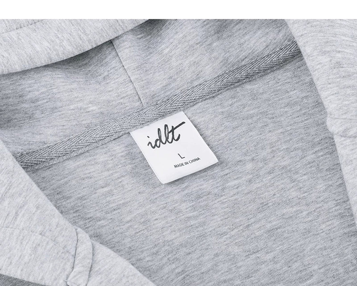 Structured Boxy Zip Hoodie - COPPING THREADS - IDLT