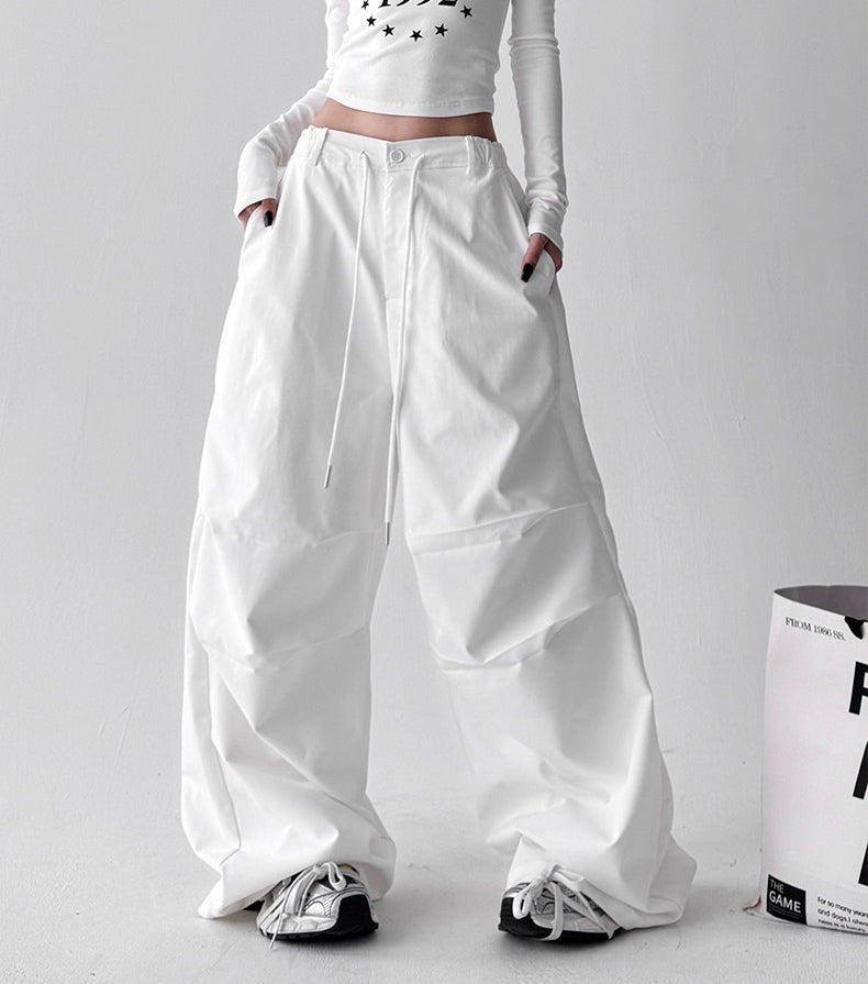 Structured-Waist Cargo Wide-Leg Pants - CT623 - COPPING THREADS - CT ORIGINALS Hauptbild