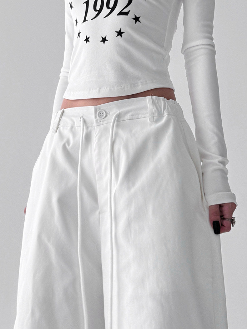 Structured-Waist Cargo Wide-Leg Pants - CT623 - COPPING THREADS - CT ORIGINALS
