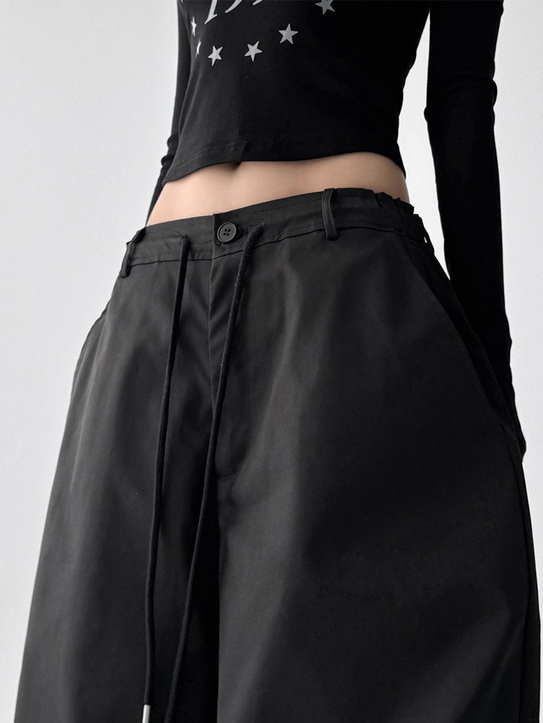 Structured-Waist Cargo Wide-Leg Pants - CT623 - COPPING THREADS - CT ORIGINALS