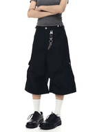 Structured Wide - Leg Cropped Utility Pants - COPPING THREADS - CT Select