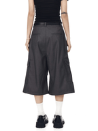 Structured Wide - Leg Cropped Utility Pants - COPPING THREADS - CT Select