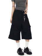 Structured Wide - Leg Cropped Utility Pants - COPPING THREADS - CT Select