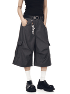 Structured Wide - Leg Cropped Utility Pants - COPPING THREADS - CT Select