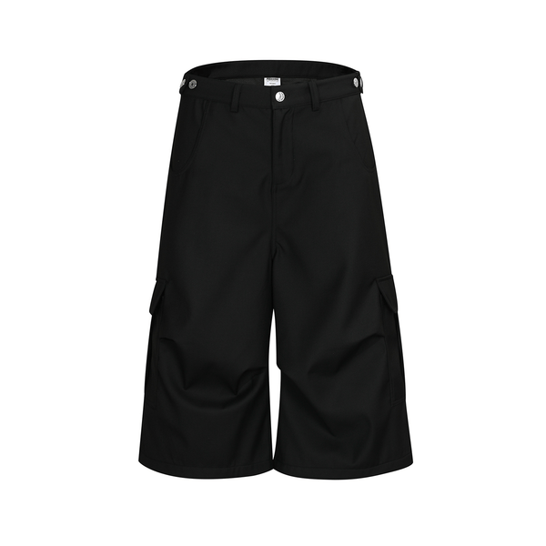 Structured Wide - Leg Cropped Utility Pants - COPPING THREADS - CT Select