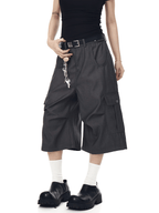 Structured Wide - Leg Cropped Utility Pants - COPPING THREADS - CT Select