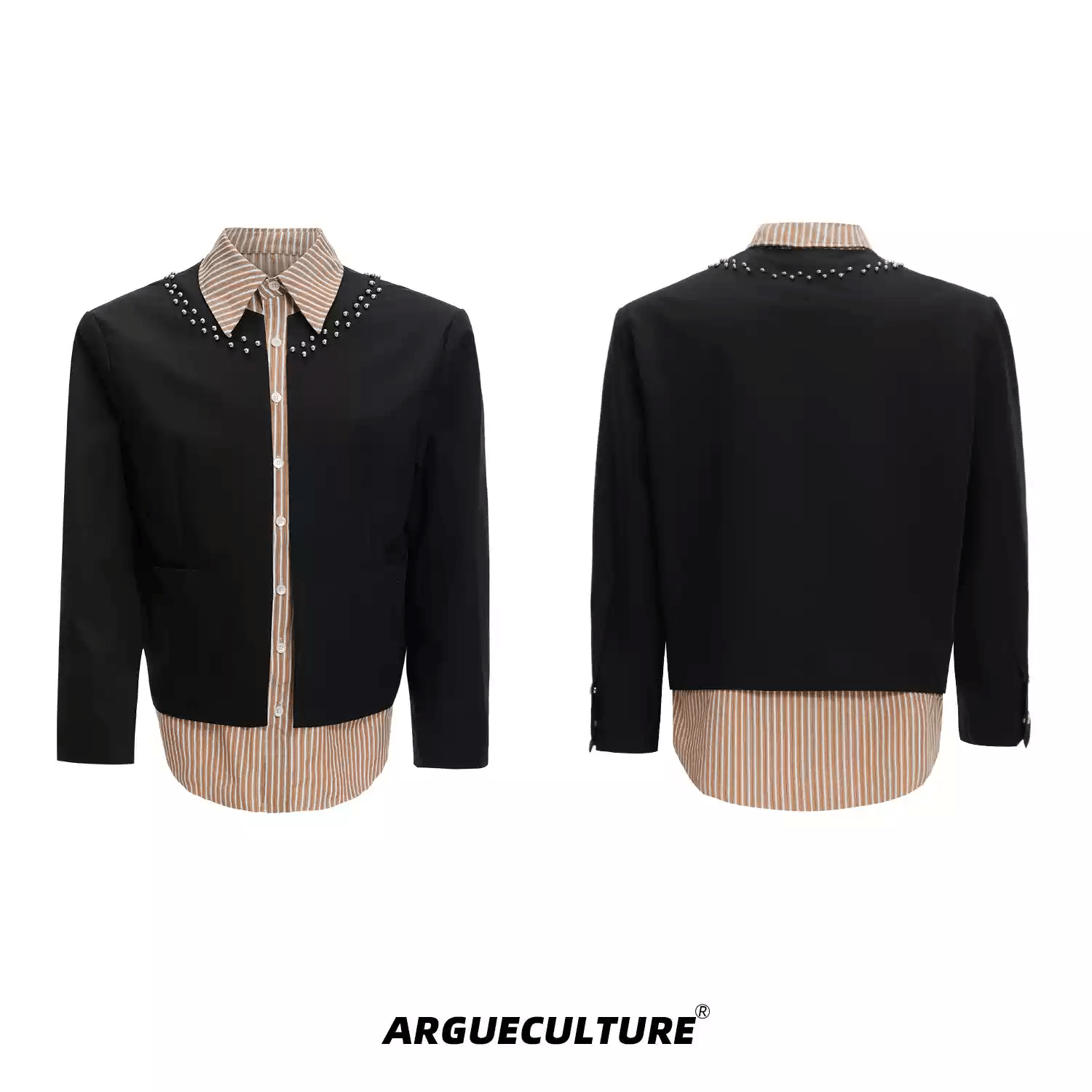 Studded Hybrid Shirt Jacket - COPPING THREADS - ArguE CulturE