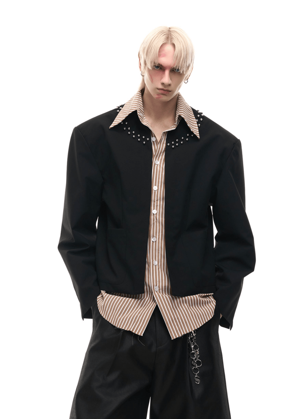 Studded Hybrid Shirt Jacket - COPPING THREADS - ArguE CulturE