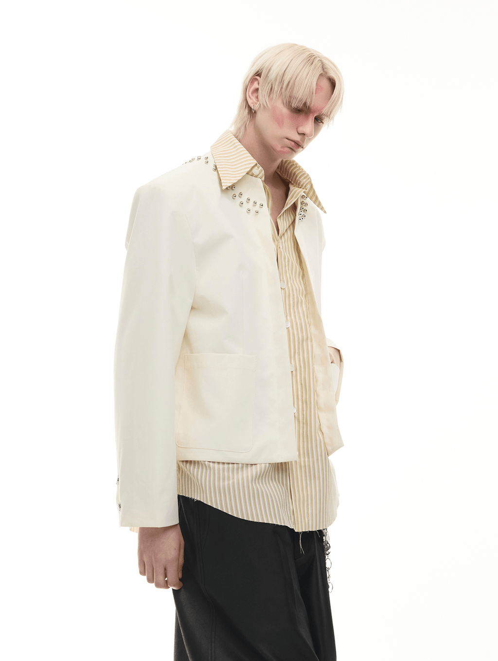 Studded Hybrid Shirt Jacket - COPPING THREADS - ArguE CulturE
