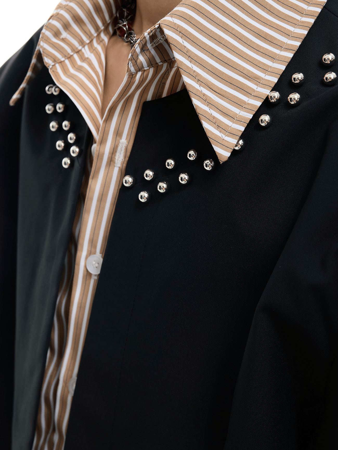 Studded Hybrid Shirt Jacket - COPPING THREADS - ArguE CulturE