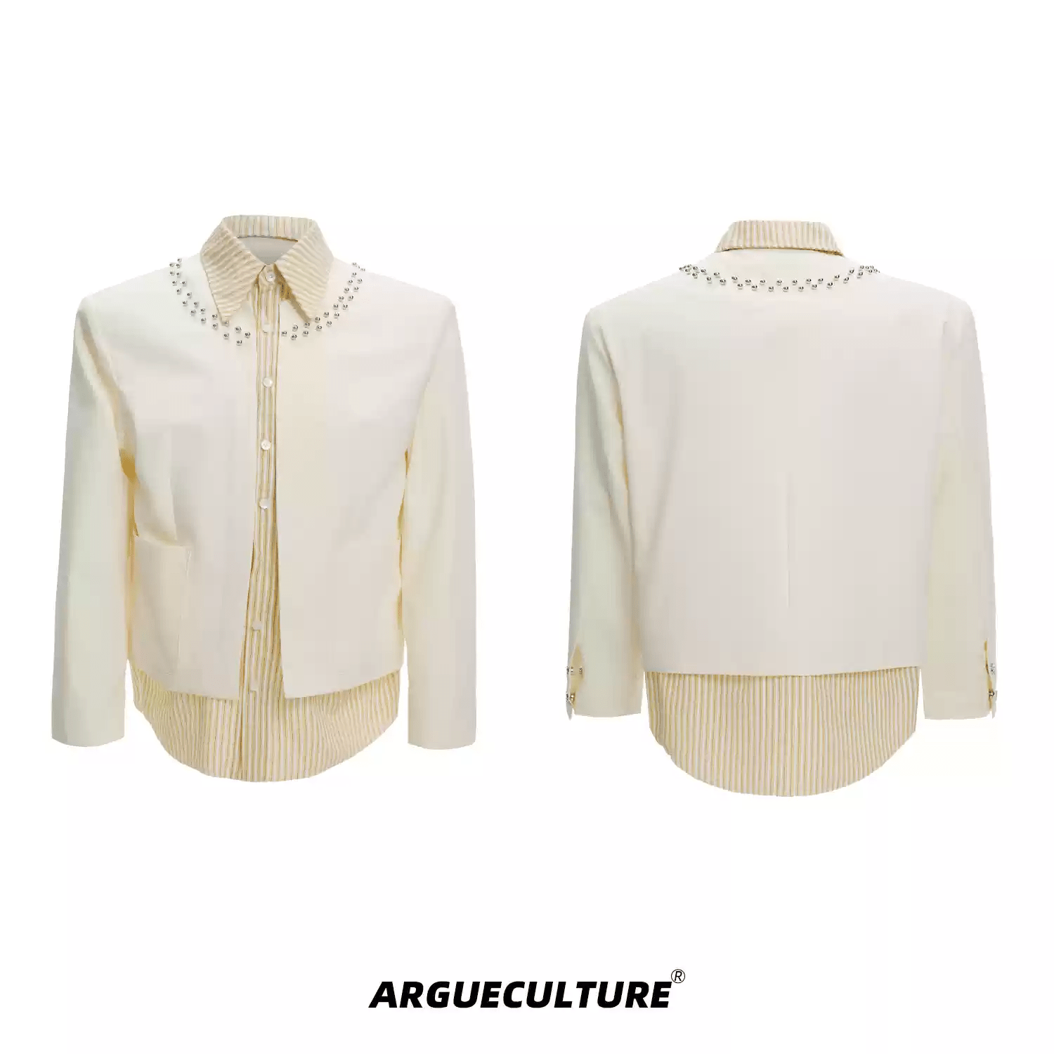 Studded Hybrid Shirt Jacket - COPPING THREADS - ArguE CulturE