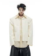 Studded Hybrid Shirt Jacket - COPPING THREADS - ArguE CulturE