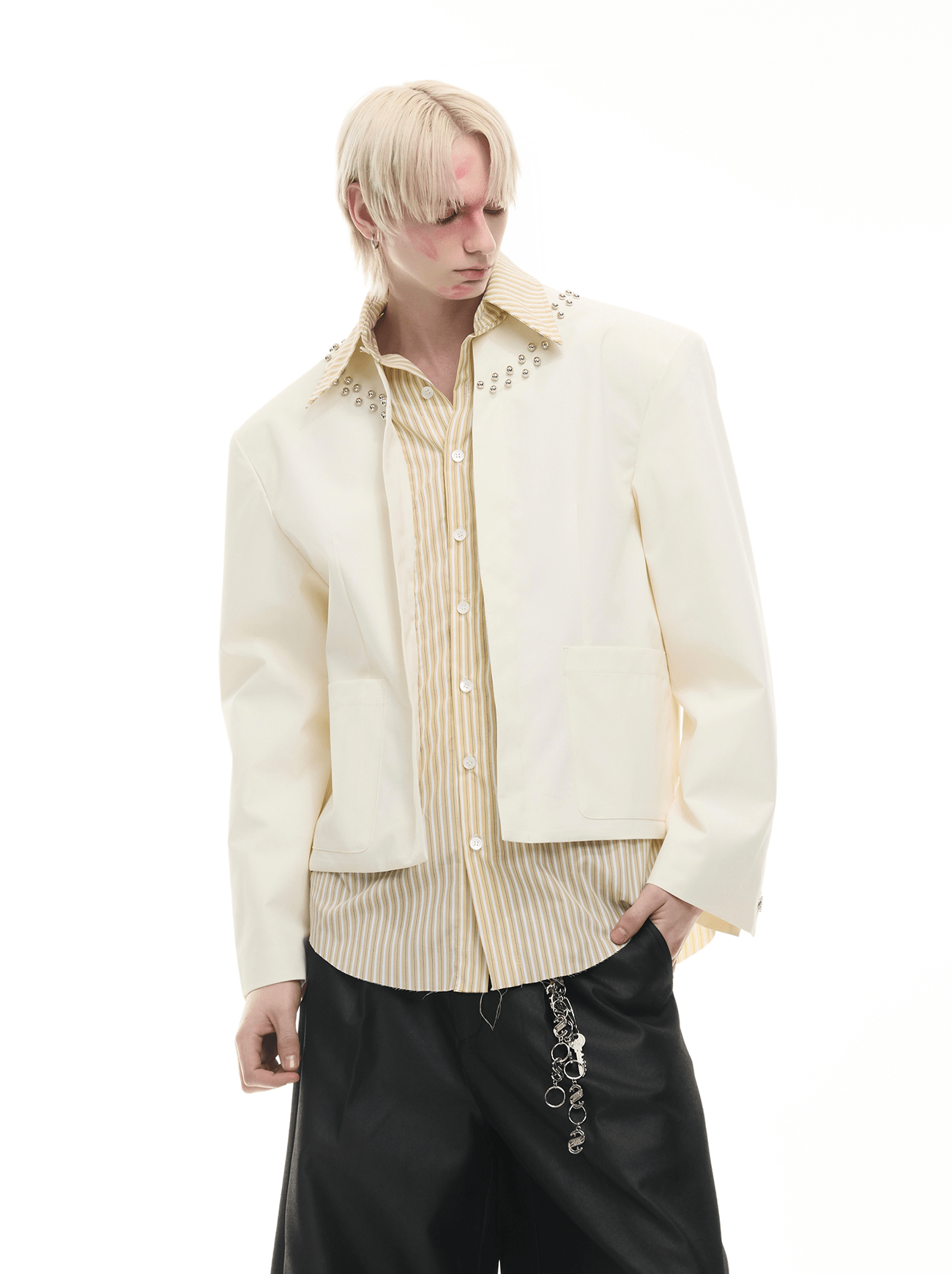 Studded Hybrid Shirt Jacket - COPPING THREADS - ArguE CulturE