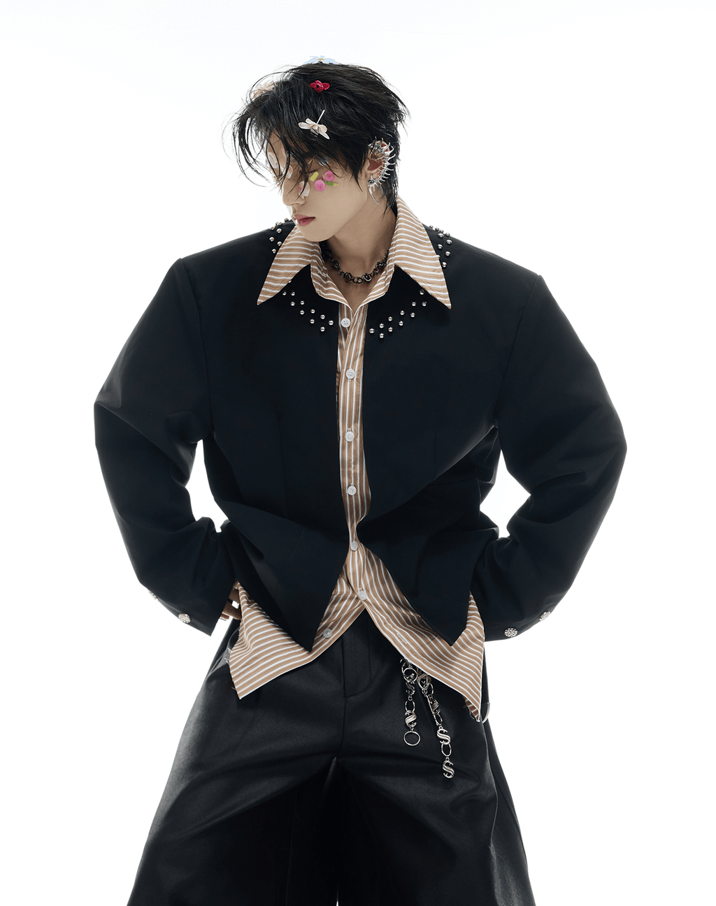 Studded Hybrid Shirt Jacket - COPPING THREADS - ArguE CulturE