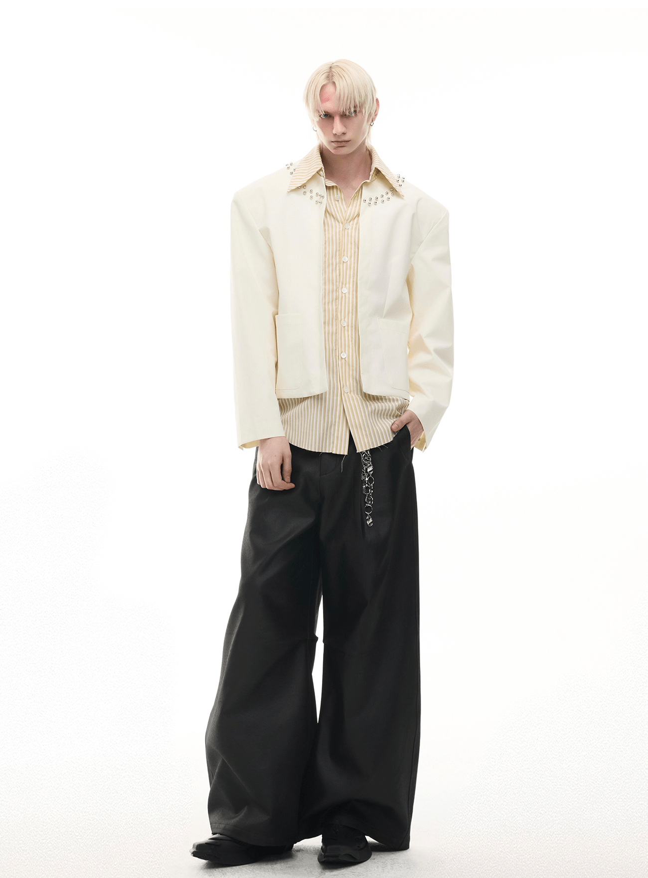 Studded Hybrid Shirt Jacket - COPPING THREADS - ArguE CulturE