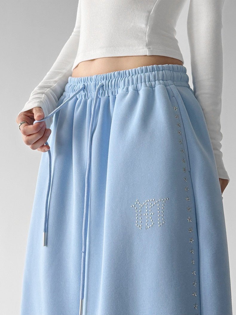 Studded Side-Seam Balloon Sweatpants - CT66211 - COPPING THREADS - CT ORIGINALS