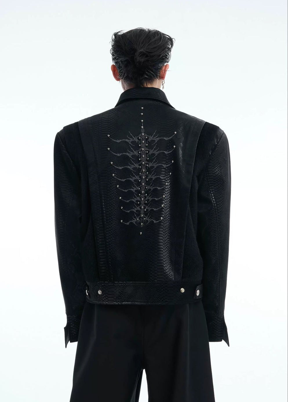Studded Snake-Embroidered Jacket - COPPING THREADS - Argue Culture