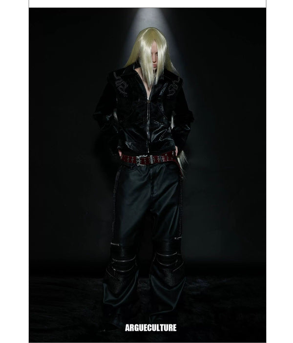 Studded Snake-Embroidered Jacket - COPPING THREADS - Argue Culture