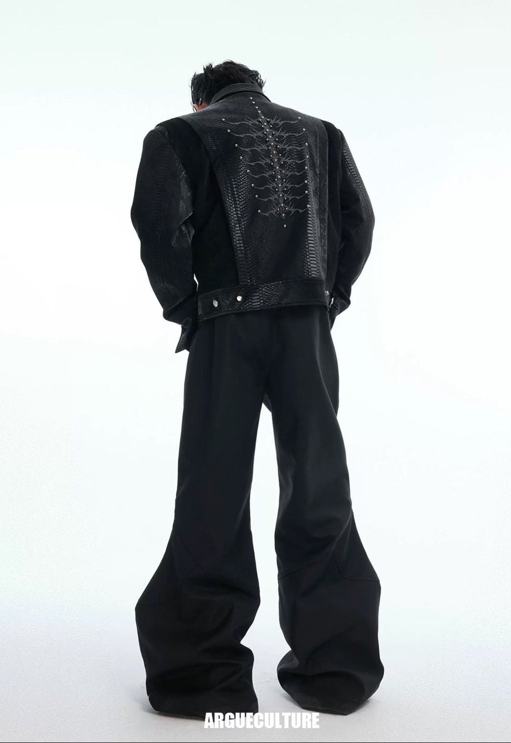 Studded Snake-Embroidered Jacket - COPPING THREADS - Argue Culture