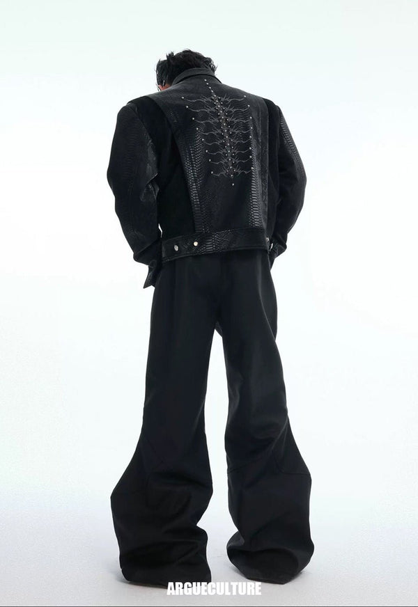 Studded Snake-Embroidered Jacket - COPPING THREADS - Argue Culture