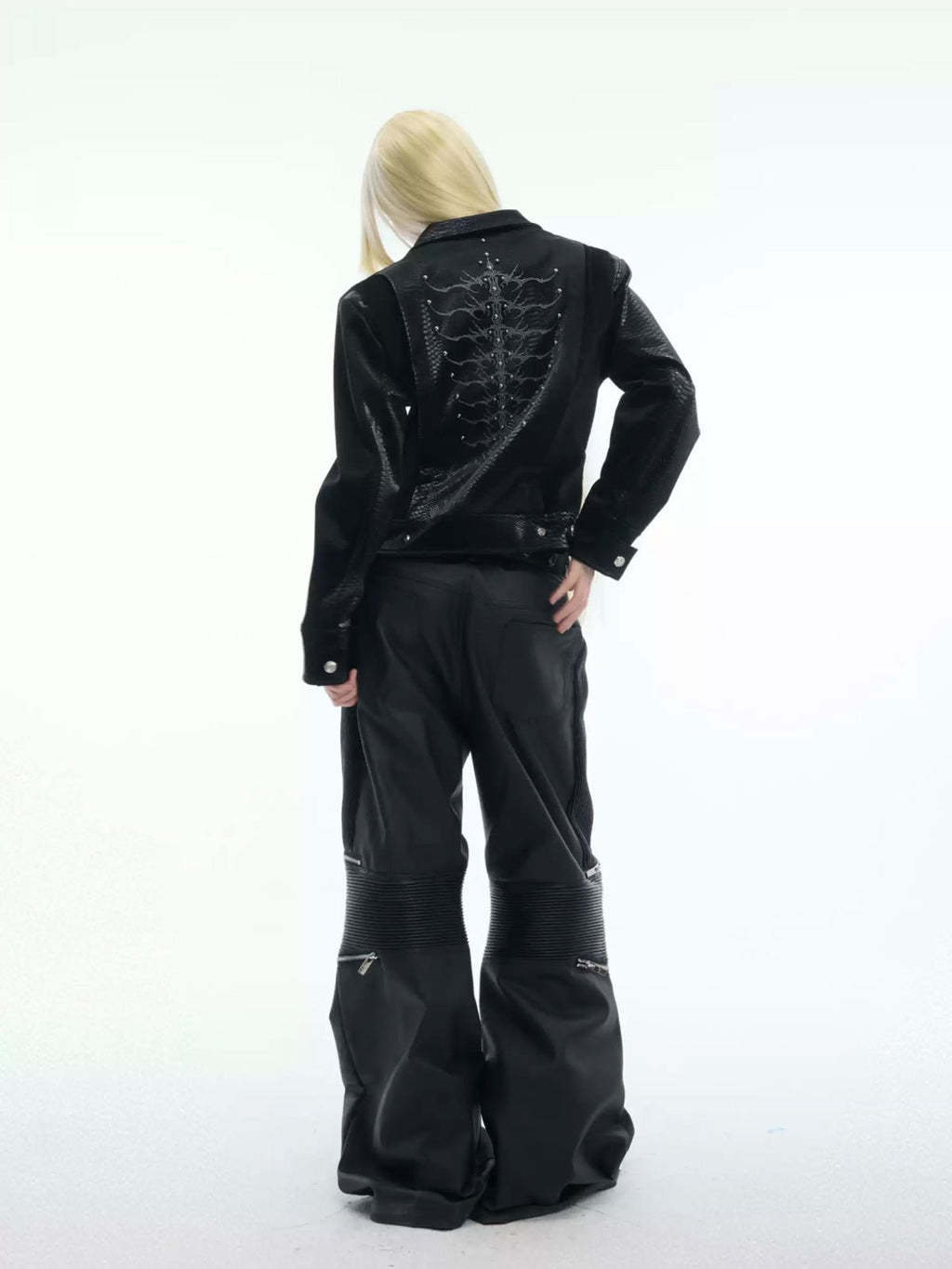 Studded Snake-Embroidered Jacket - COPPING THREADS - Argue Culture
