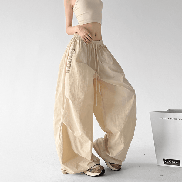 Summer Print Parachute Wide-Leg Pants - CT66137 - COPPING THREADS - CT Select