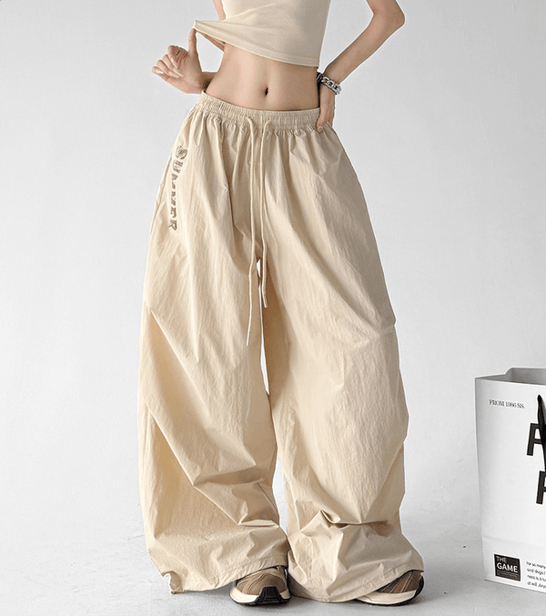 Summer Print Parachute Wide-Leg Pants - CT66137 - COPPING THREADS - CT Select