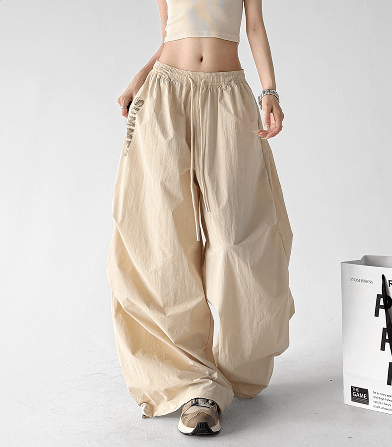 Summer Print Parachute Wide-Leg Pants - CT66137 - COPPING THREADS - CT Select