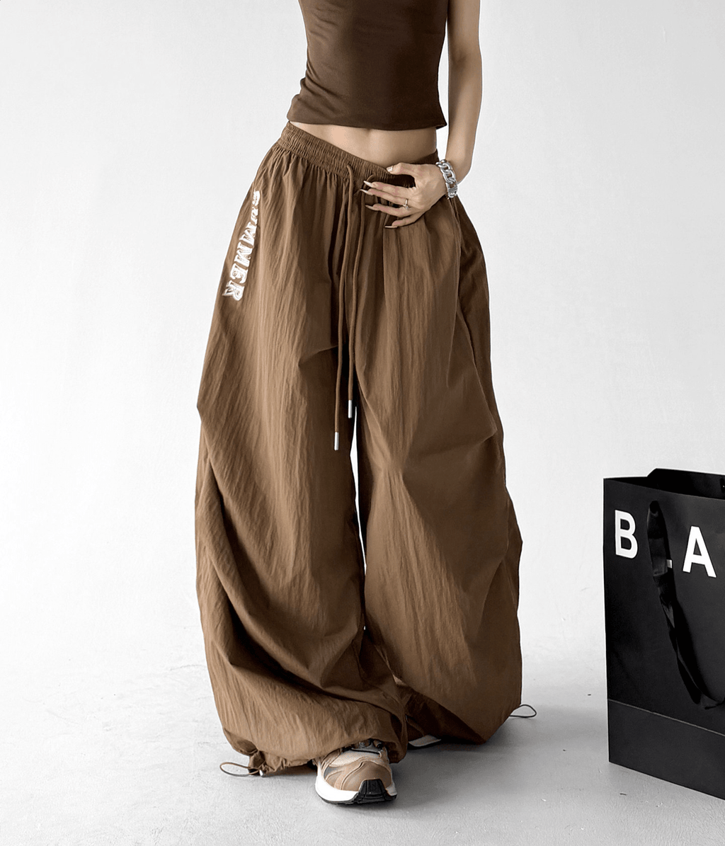 Summer Print Parachute Wide-Leg Pants - CT66137 - COPPING THREADS - CT Select