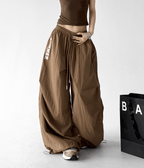 Summer Print Parachute Wide-Leg Pants - CT66137 - COPPING THREADS - CT Select