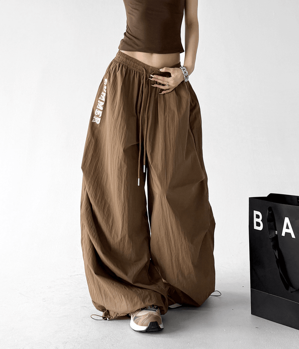 Summer Print Parachute Wide-Leg Pants - CT66137 - COPPING THREADS - CT Select