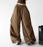 Summer Print Parachute Wide-Leg Pants - CT66137 - COPPING THREADS - CT Select