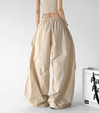 Summer Print Parachute Wide-Leg Pants - CT66137 - COPPING THREADS - CT Select