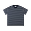 IDLT striped T-shirt, navy front.