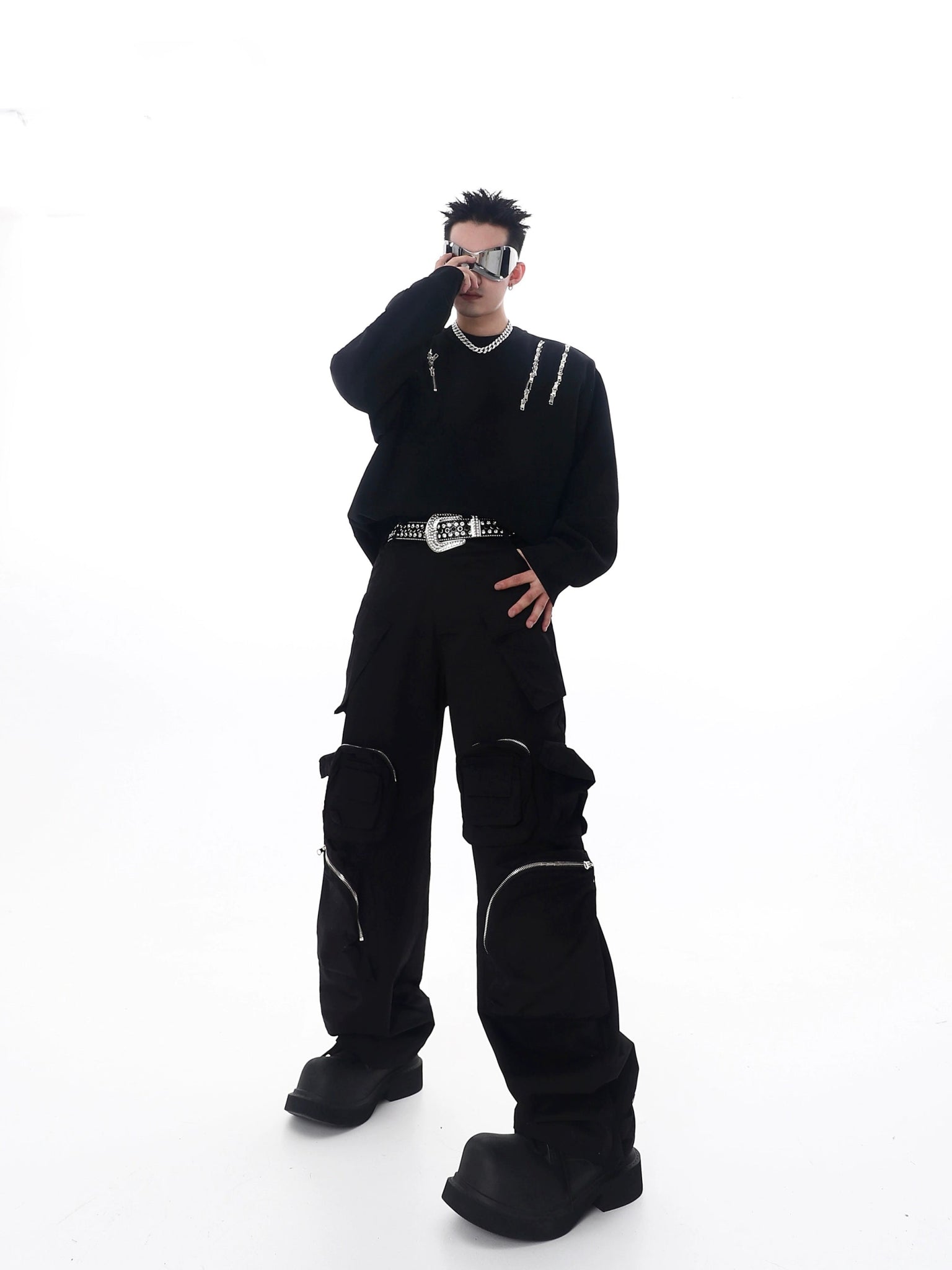 Tactical Multi - Pocket Cargo Pants - COPPING THREADS - CHICISLAND