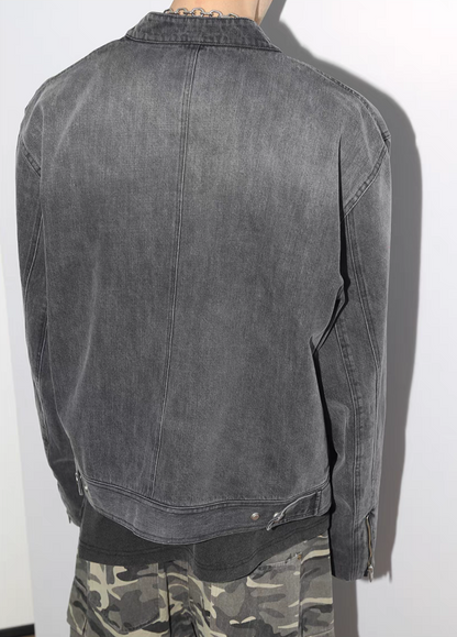 Washed Vintage Heavyweight Denim Jacket