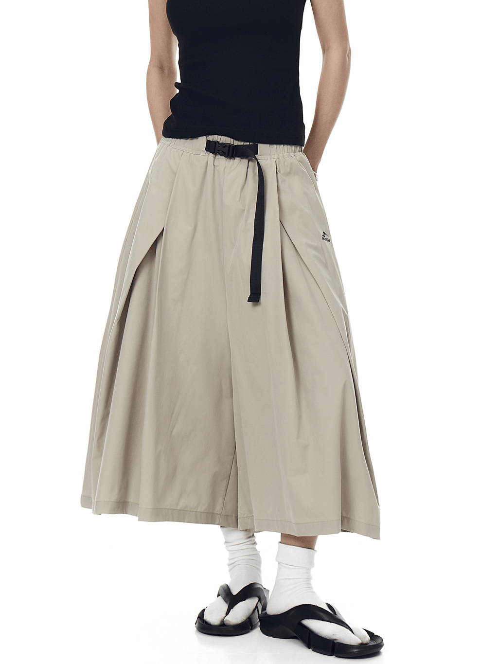 Techwear Pleated Wrap Skirt Shorts - COPPING THREADS - CT Select