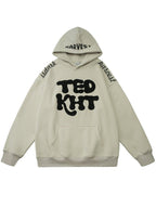 TEDKHT Letter Puff Print Hoodie - COPPING THREADS - CT Select