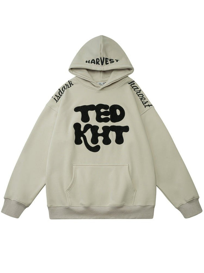 TEDKHT Letter Puff Print Hoodie - COPPING THREADS - CT Select Hover Image