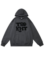 TEDKHT Letter Puff Print Hoodie - COPPING THREADS - CT Select