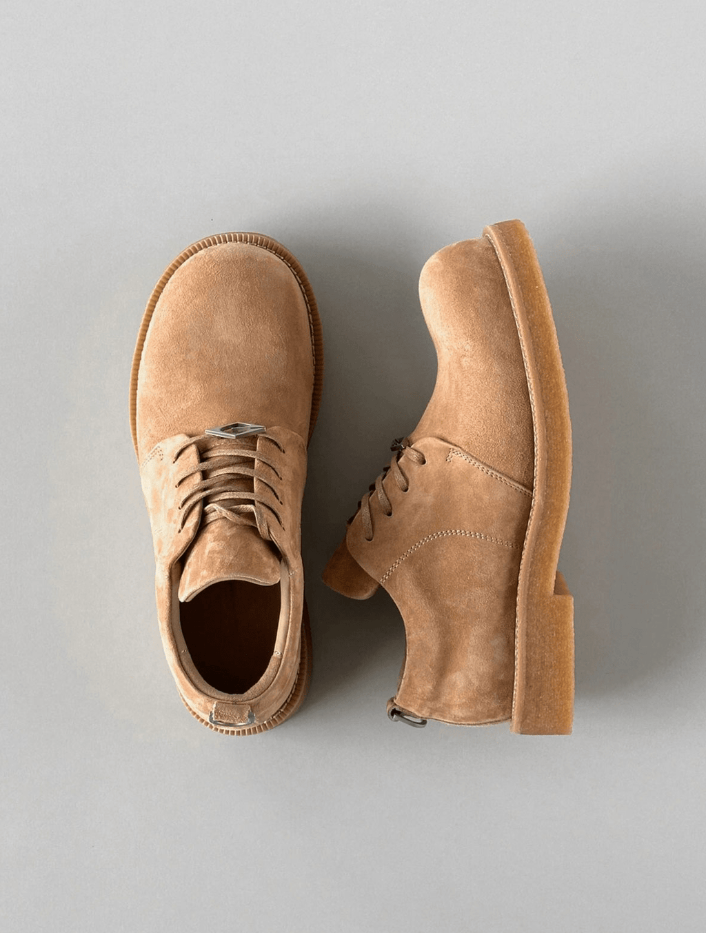 TERRAINCOGNITA “Mickey” Suede Smoke Sole Derby - COPPING THREADS - TERRAINCOGNITA