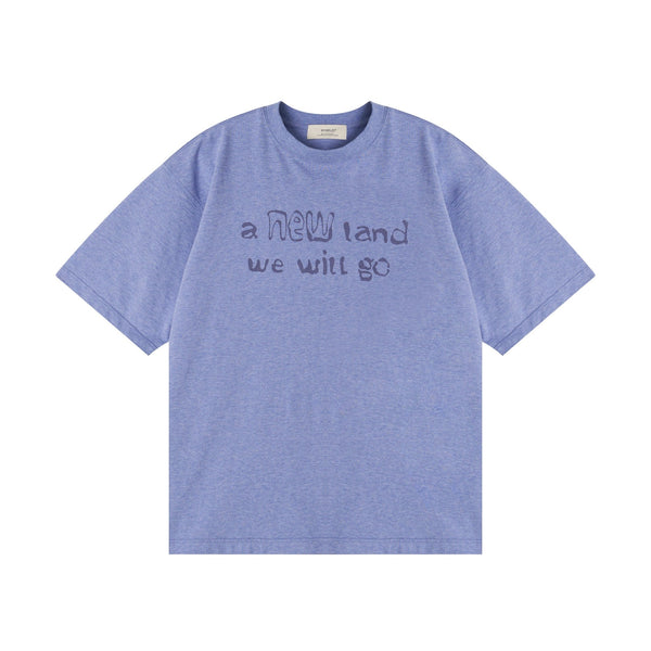 Text Watermark Print Tee - COPPING THREADS - CT Select