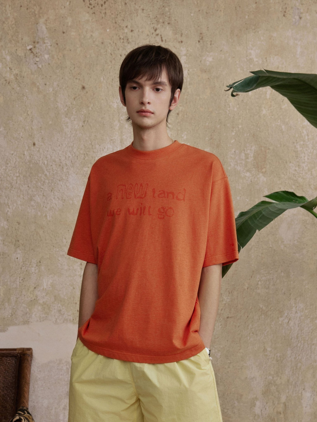 Text Watermark Print Tee - COPPING THREADS - CT Select